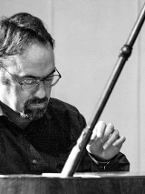 Black and white photo of Jonathan Powell.