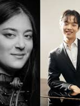 Two photos of main performers.