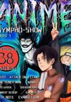Colourful event poster: three figures drawn in Anime style and information about the event.