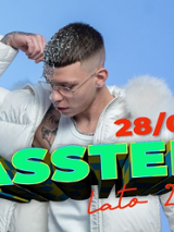 Photo of a young man, Asster, and his name and date of the concert.