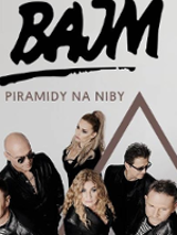 Concert poster - photo of Bajm band.