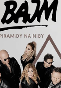 Concert poster - photo of Bajm band.
