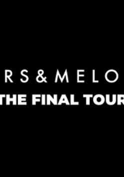 Black and white concert poster: name of the band and name of the music tour.