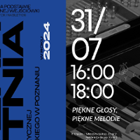 Concert poster with information about the event.