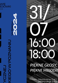 Concert poster with information about the event.