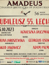 Concert poster with information about the event.
