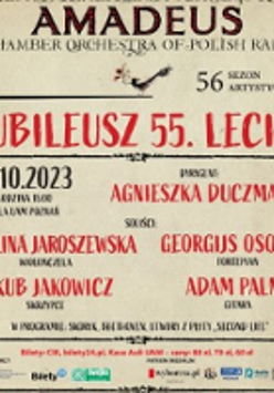 Concert poster with information about the event.