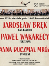 Concert poster with information about the event.