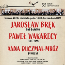 Concert poster with information about the event.