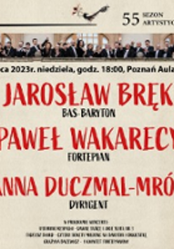Concert poster with information about the event.