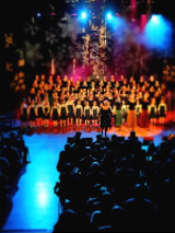 Picture of the Choir performing on stage