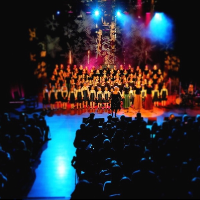 Picture of the Choir performing on stage