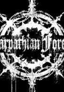 Black and white concert poster with the band name.