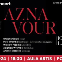 Concert poster with information about the event.