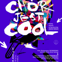 Colourful concert poster with information about the event.