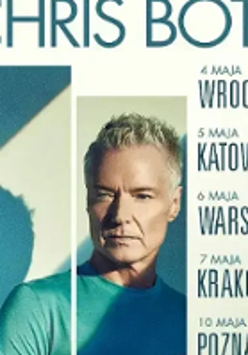Event poster: photo of Chris Botti and information about concert tour.