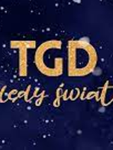 Concert poster - title of the concert in golden colour on the dark-blue background resembling starry sky.