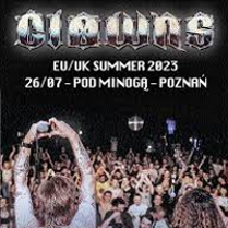 Concert poster - photo of a crowd of people. Above it information about the event.