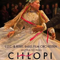 Concert poster: photo from "The Peasants" movie - a girl in a folk costume.