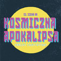 Concert poster - title of the concert; yellow circle as a background.