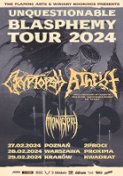 Concert poster with information about the event.