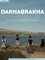 Concert poster - photo of the band by the river.