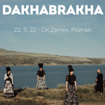 Concert poster - photo of the band by the river.