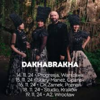 Photo of the band and information about concert tour.