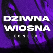 White text - the name of the band - on violet background.