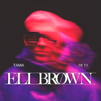 Photo of performer's face in motion and information about the event.