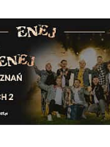 Concert poster - photo of the band and information about the event.