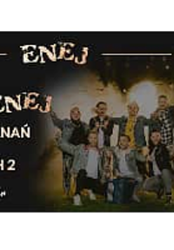 Concert poster - photo of the band and information about the event.