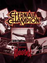 Concert poster: small photos of bands musicians.