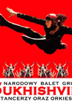Event poster - a dancer on a red background