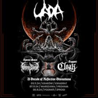 Concert poster with bands names