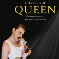 Concert poster with information about the event and photo of a man resembling Freddie Mercury.
