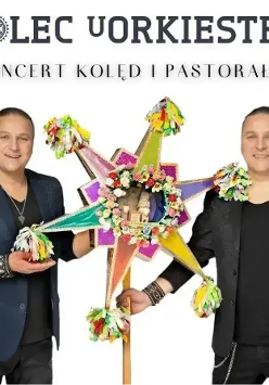 Concert poster: photo of Golec brothers.