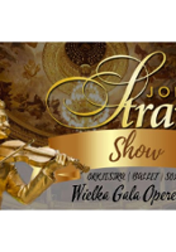 Concert poster in golden colours.