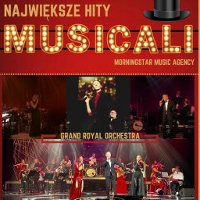 Concert poster: the title of the concert and photo of the performers on stage.