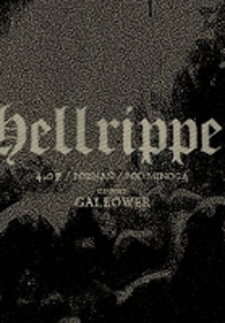 Concert poster in dark colours.