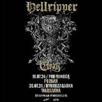 Black and white concert poster with information about the event.