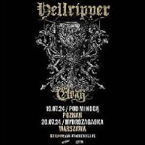 Black and white concert poster with information about the event.