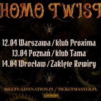 Concert poster with information about concert tour.