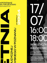 Concert poster with information about the event.