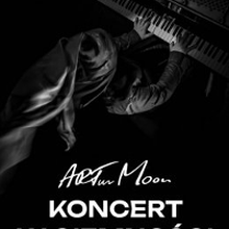 Black and white event concert.