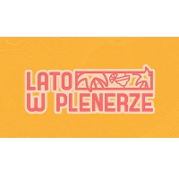 Poster of the concerts in the series "Lato w Plenerze" - the name of the series on yellow background