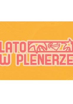 Poster of the concerts in the series "Lato w Plenerze" - the name of the series on yellow background
