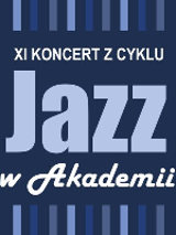 Event poster - the title of the concert on dark blue background