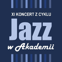 Event poster - the title of the concert on dark blue background