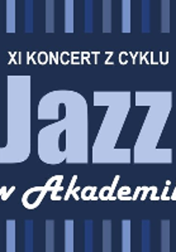 Event poster - the title of the concert on dark blue background